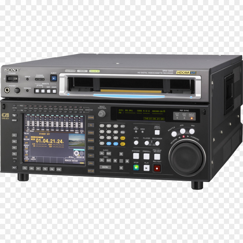 Sony Loudspeakers Video Tape Recorder HDCAM SR High-definition PNG