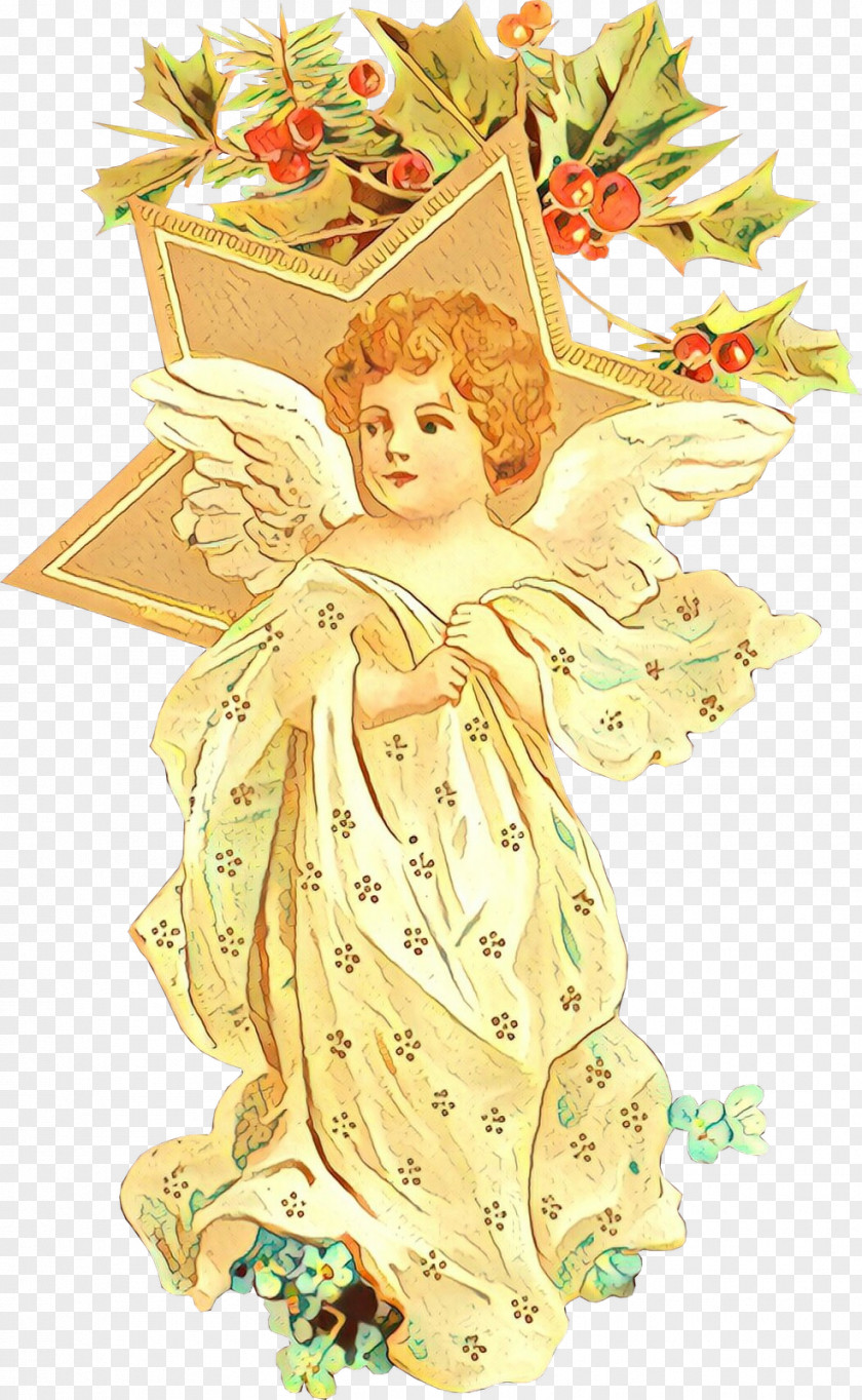 Angel Holiday Ornament Costume Design PNG