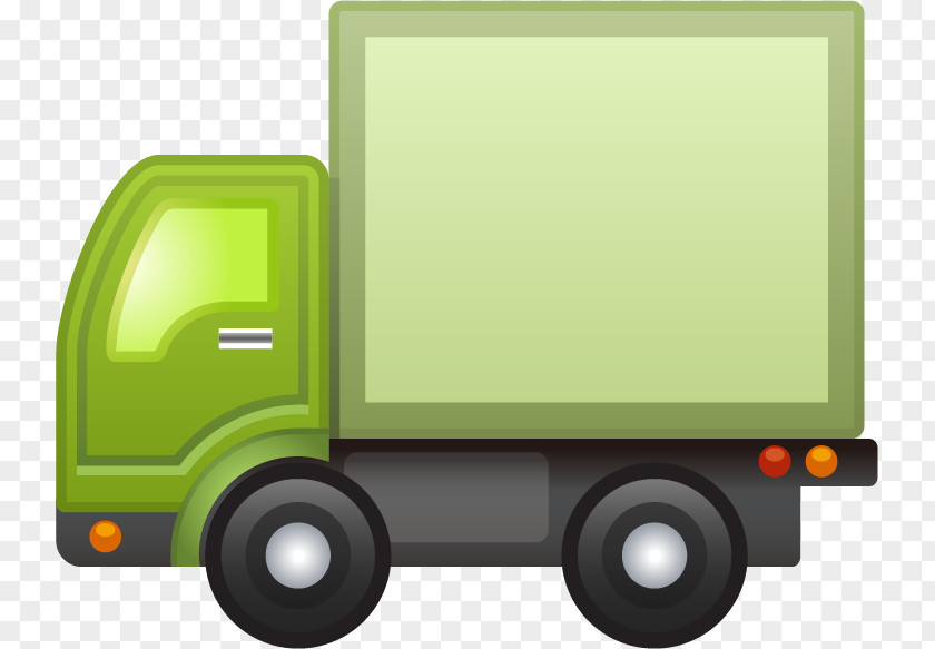 Green Container Car Automotive Design Icon PNG
