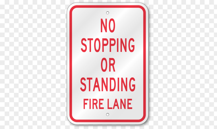 No Stopping Stop Sign Fire Lane Traffic Car Park PNG