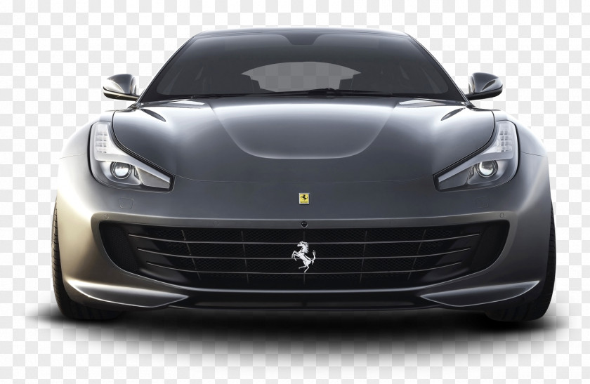 Ferrari GTC4 Lusso Front Gray Car Sports GTC4Lusso FF PNG