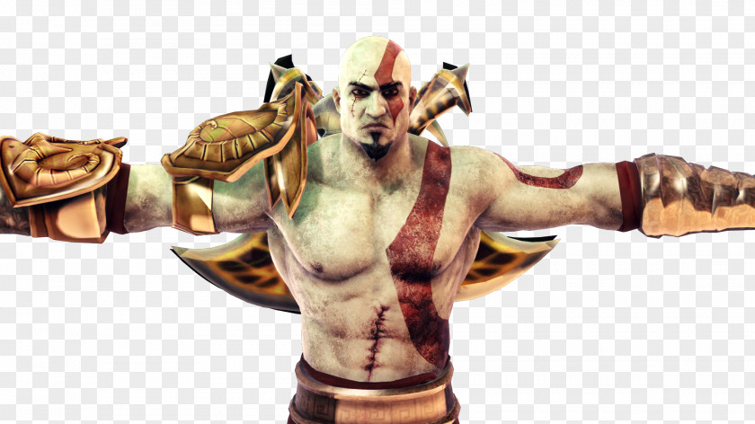 Kratos God Of War 3 Finger Figurine Character PNG