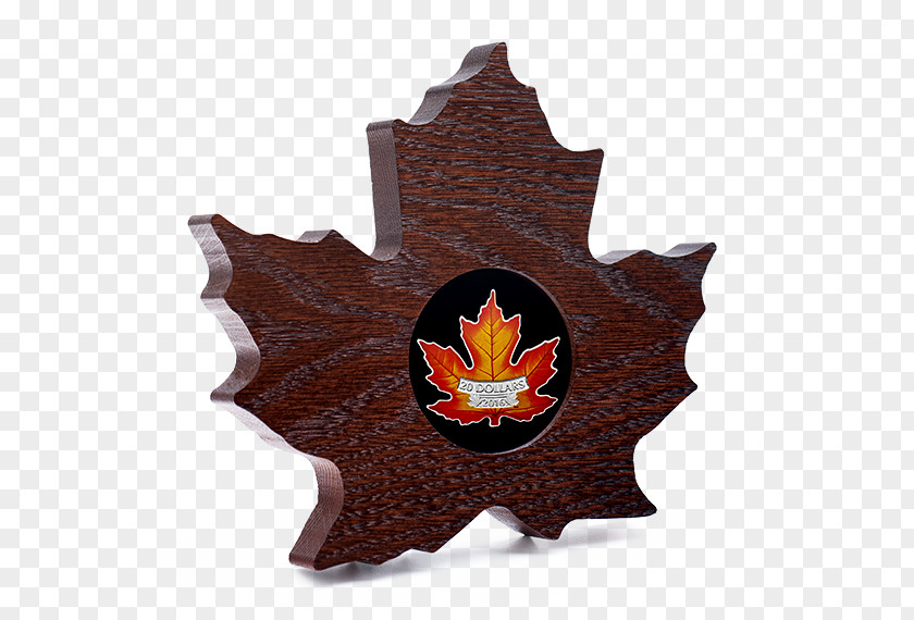 Leaf Maple Canada Silver PNG