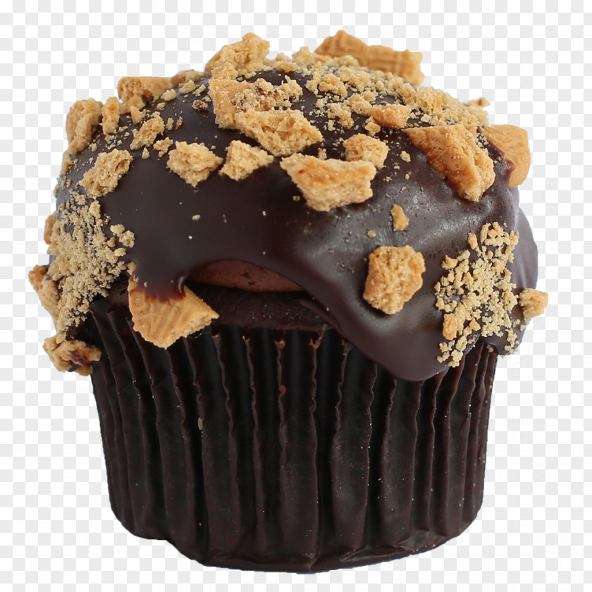 Party Cupcake Peanut Butter Cup Chocolate Truffle Muffin PNG