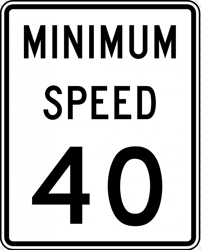 Road Speed Limit Traffic Sign Regulatory PNG