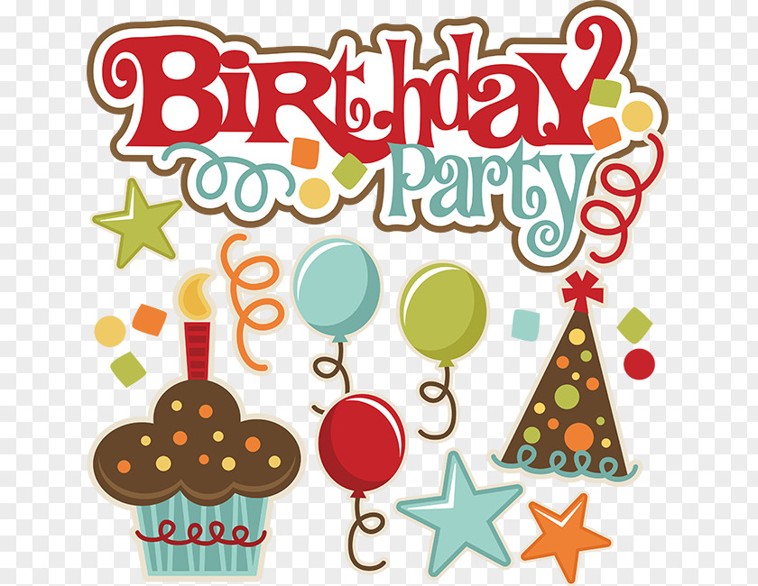 Carnival Theme Birthday Cake Scrapbooking Clip Art PNG
