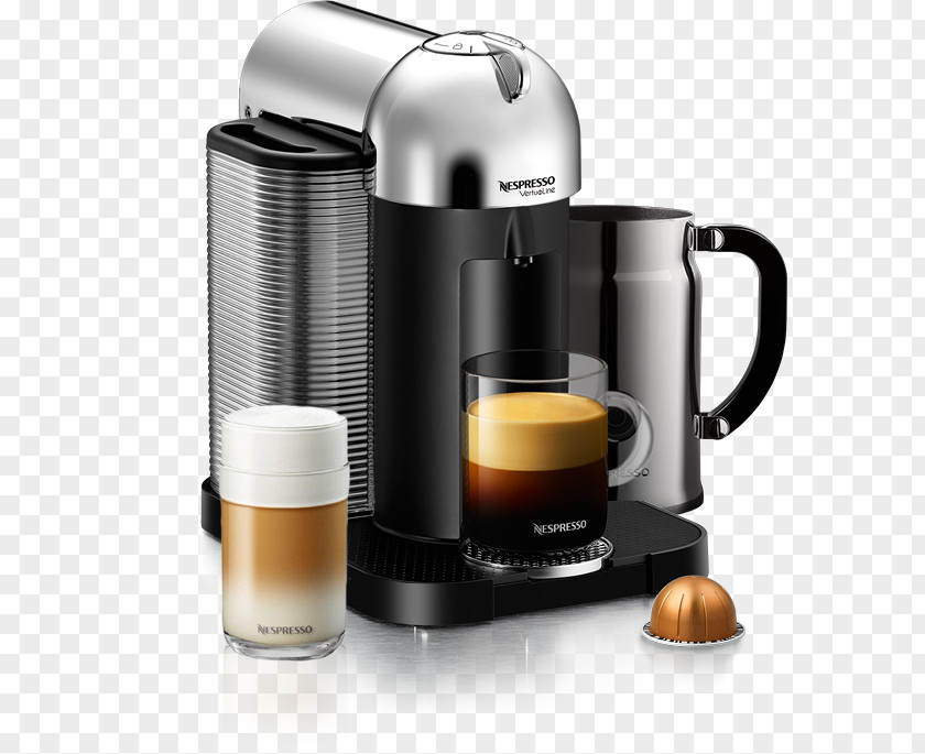 Coffee Nespresso VertuoLine Cafe Espresso Machines PNG