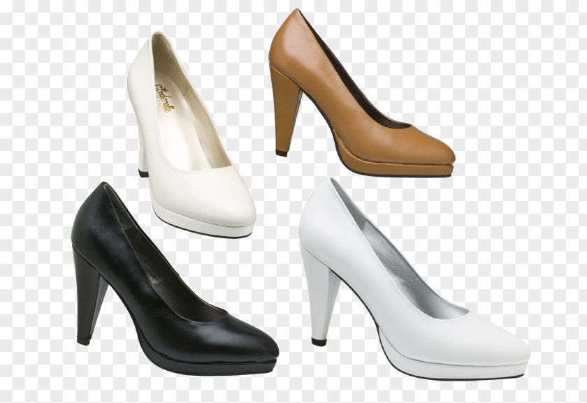 Design Heel Shoe Beige PNG