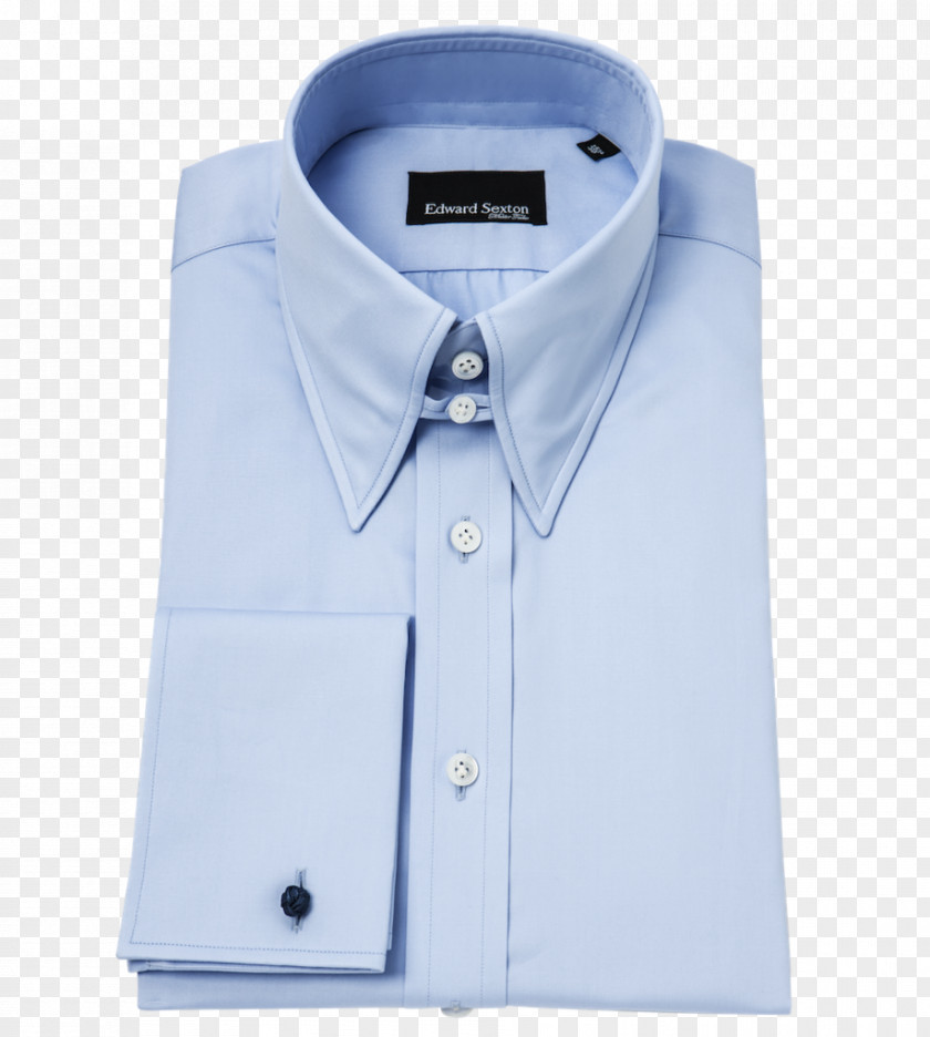 Dress Shirt T-shirt Collar Blue PNG