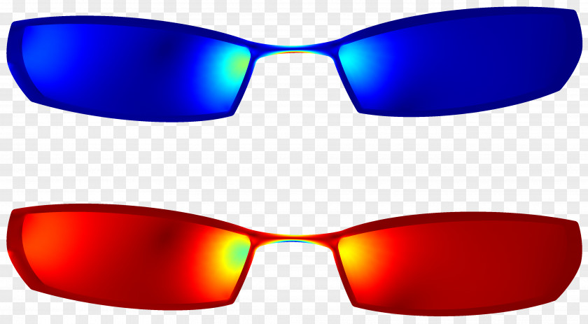 Glasses Sunglasses COMSOL Multiphysics Goggles Simulation PNG
