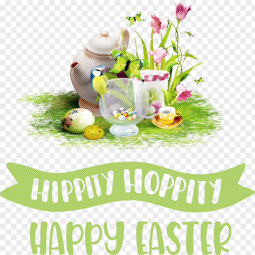 Hippity Hoppity Happy Easter PNG