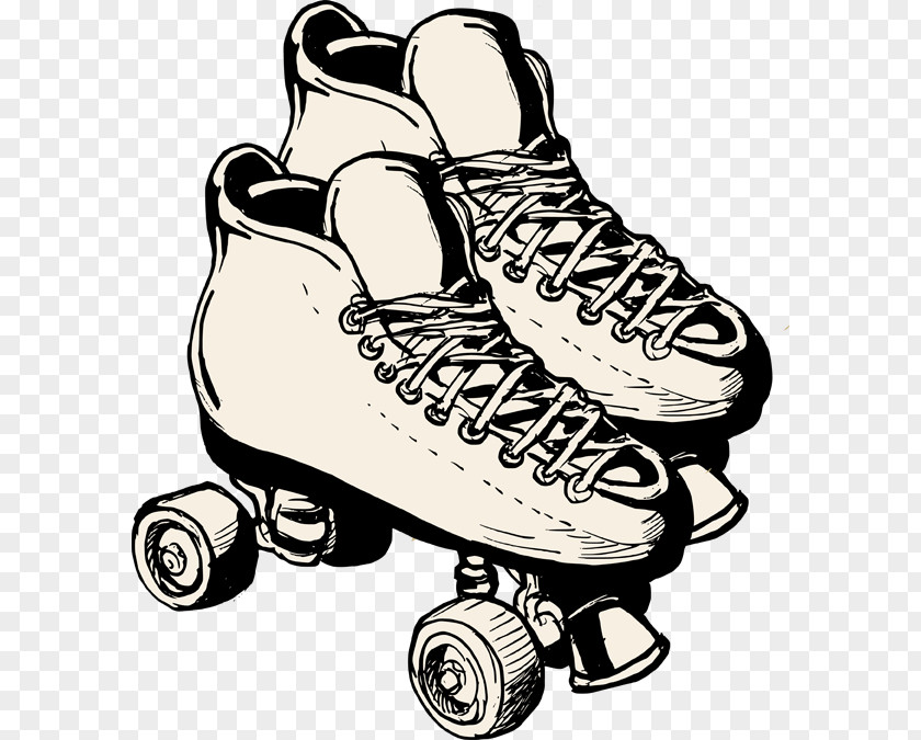 Quad Cliparts Roller Skates Skating Derby Clip Art PNG