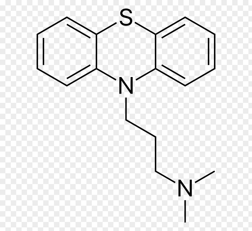 Science Promazine Pharmaceutical Drug Phenothiazine Structure Chemistry PNG