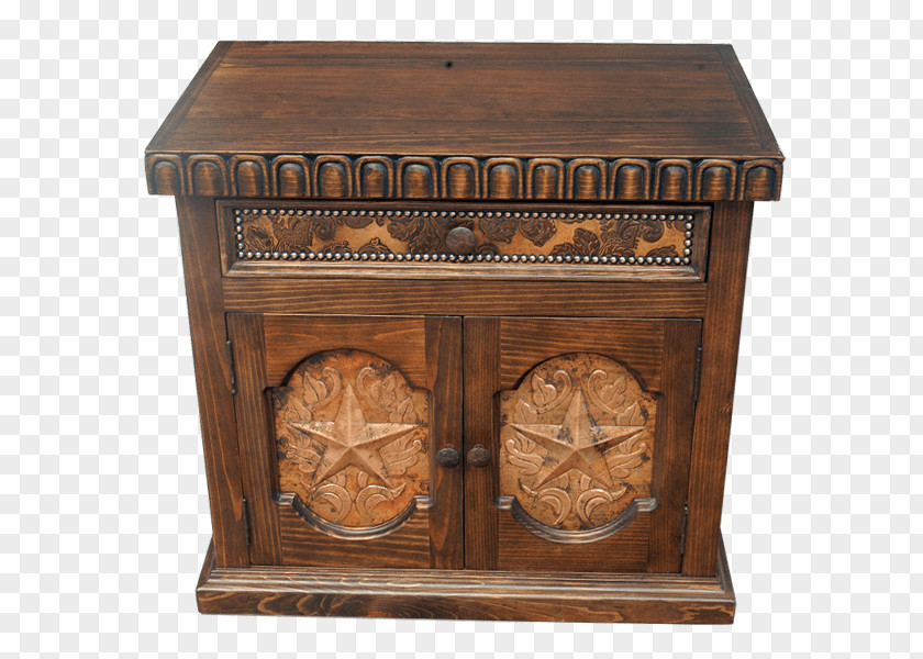 Antique Bedside Tables Buffets & Sideboards Carving Wood Stain Drawer PNG