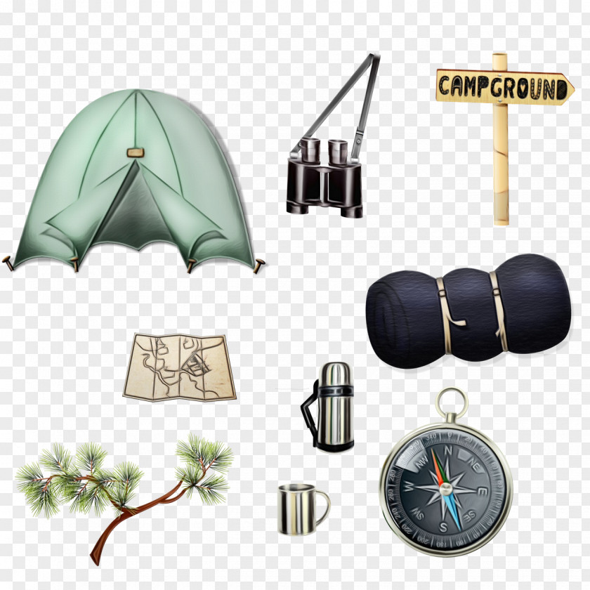 Camping Sleeping Bag Tent Backpack Campsite PNG