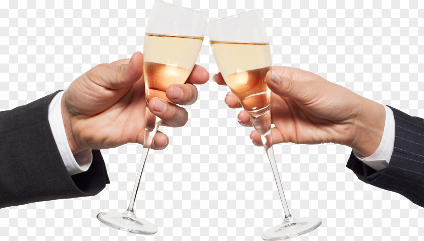 Champagne China Glass Toast Company PNG