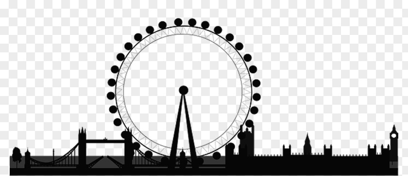 London Eyes Eye Ferris Wheel Amusement Park Steering PNG