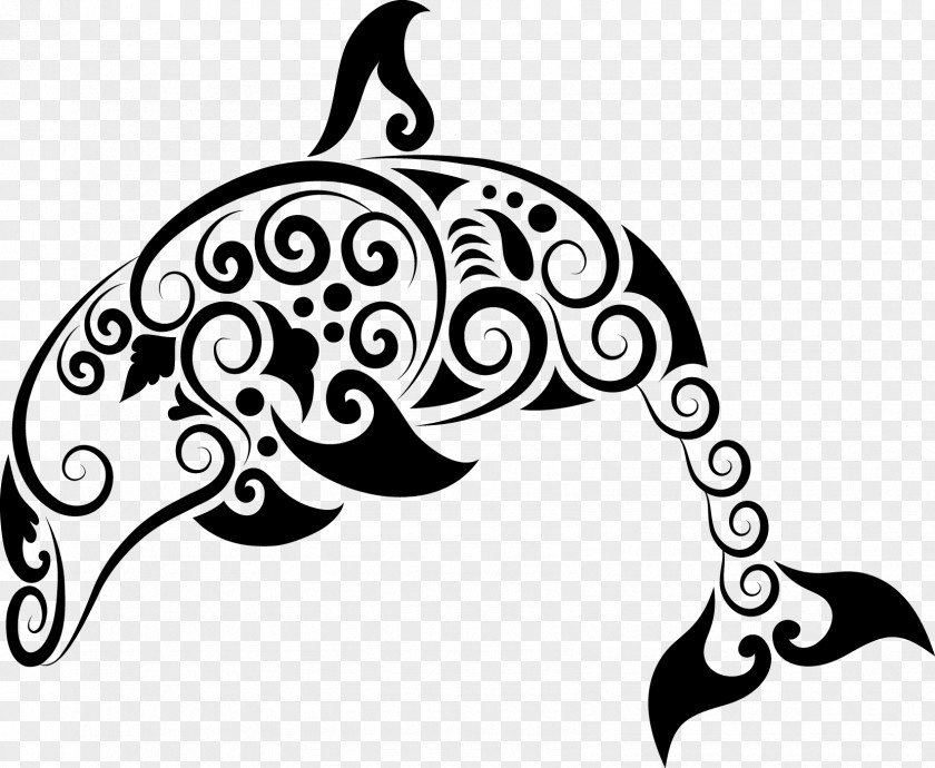 Vector Whale Drawing Animal Quilling Pattern PNG