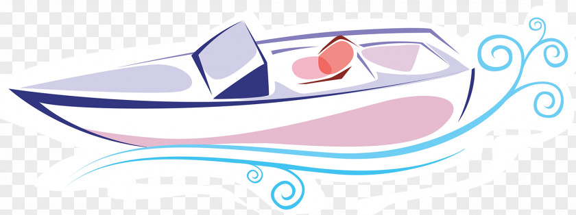 Yacht Vector Motorboat Drawing Illustration PNG