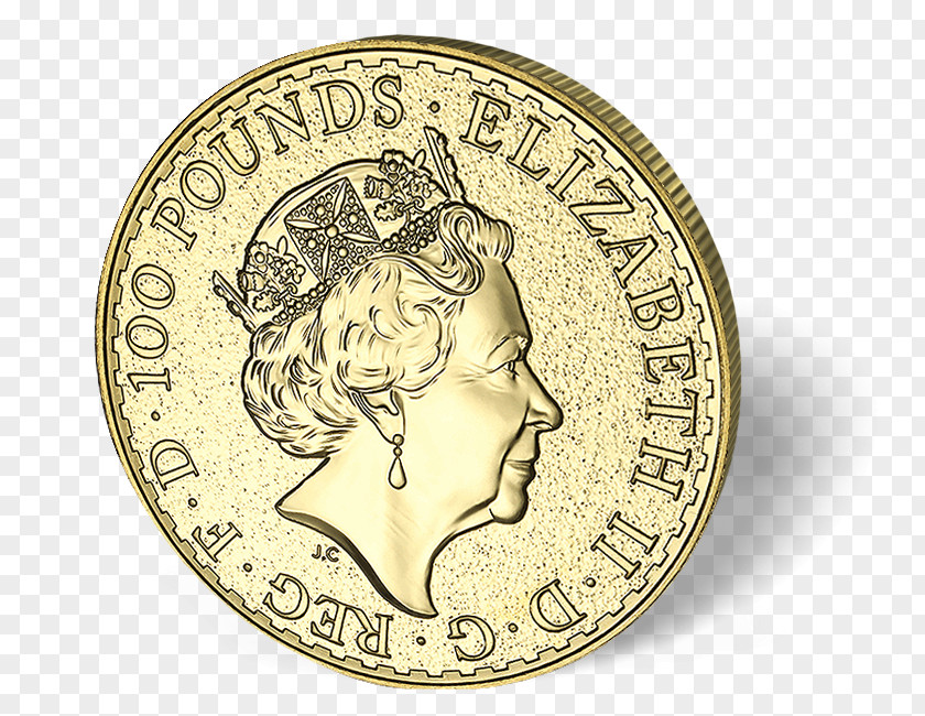 Coin Gold Royal Mint Silver Britannia PNG