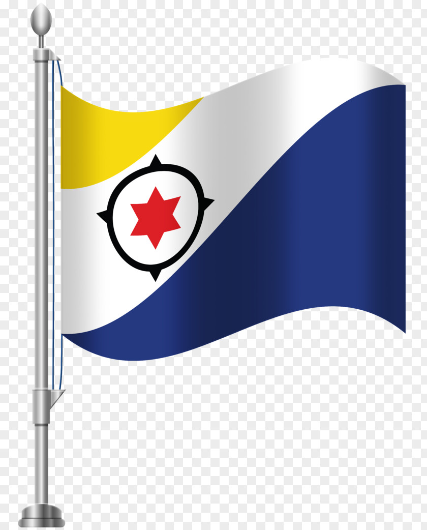 Flag Clip Art Image Of Bonaire PNG