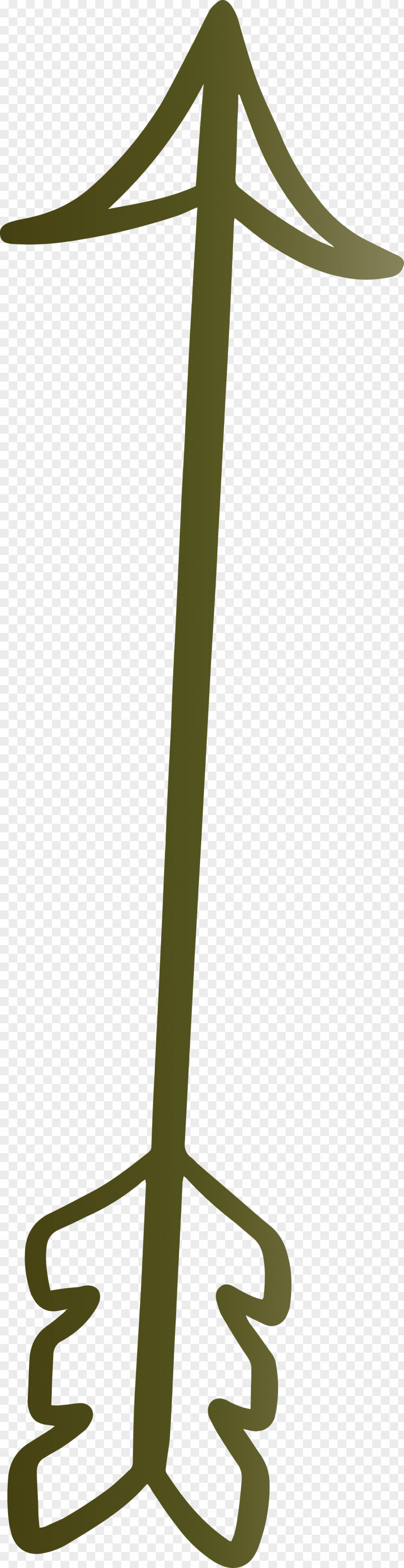 Green Line Plant Stem PNG