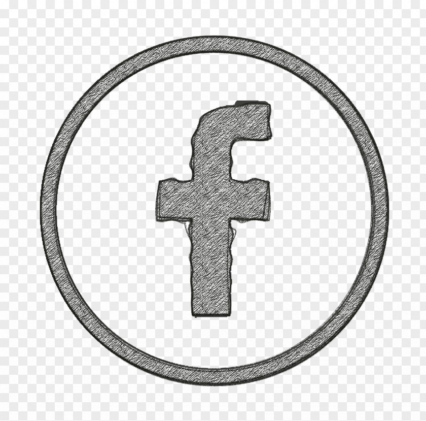 Silver Metal Social Media Icon PNG