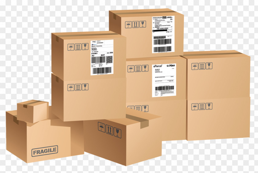 Box Cargo Paper Package Delivery FedEx PNG