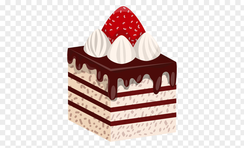 Chocolate Cake Strawberry Cream Frosting & Icing Birthday Tart PNG