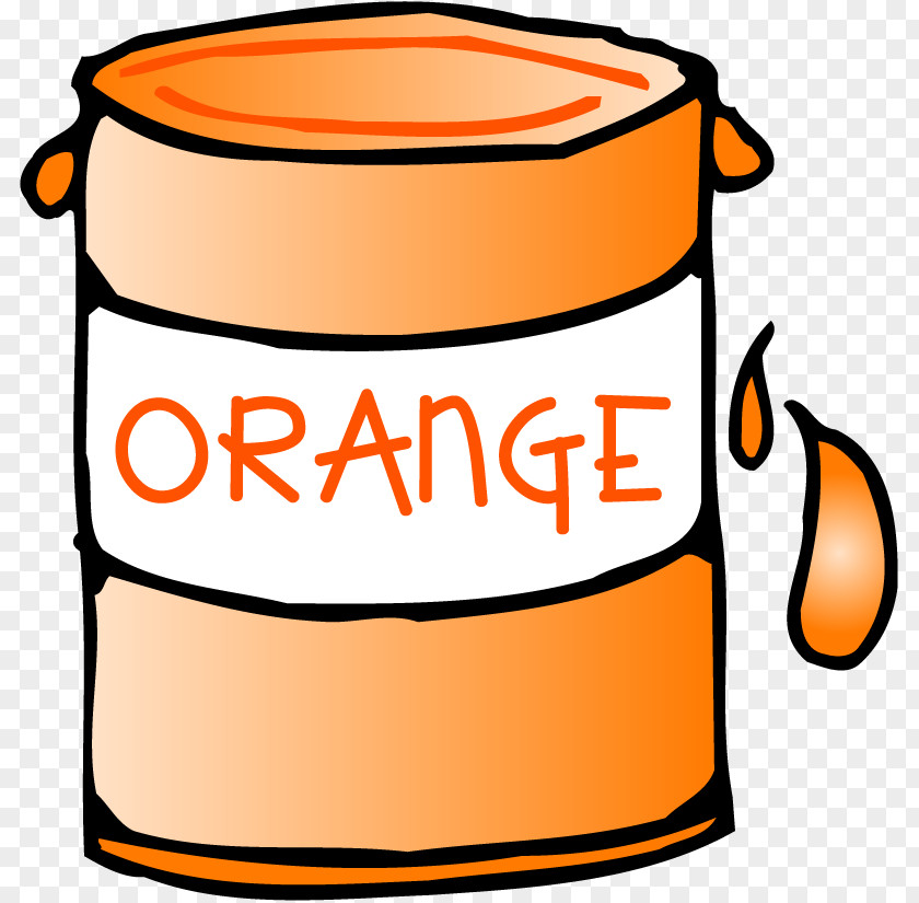 Orange Paint Brand Clip Art PNG