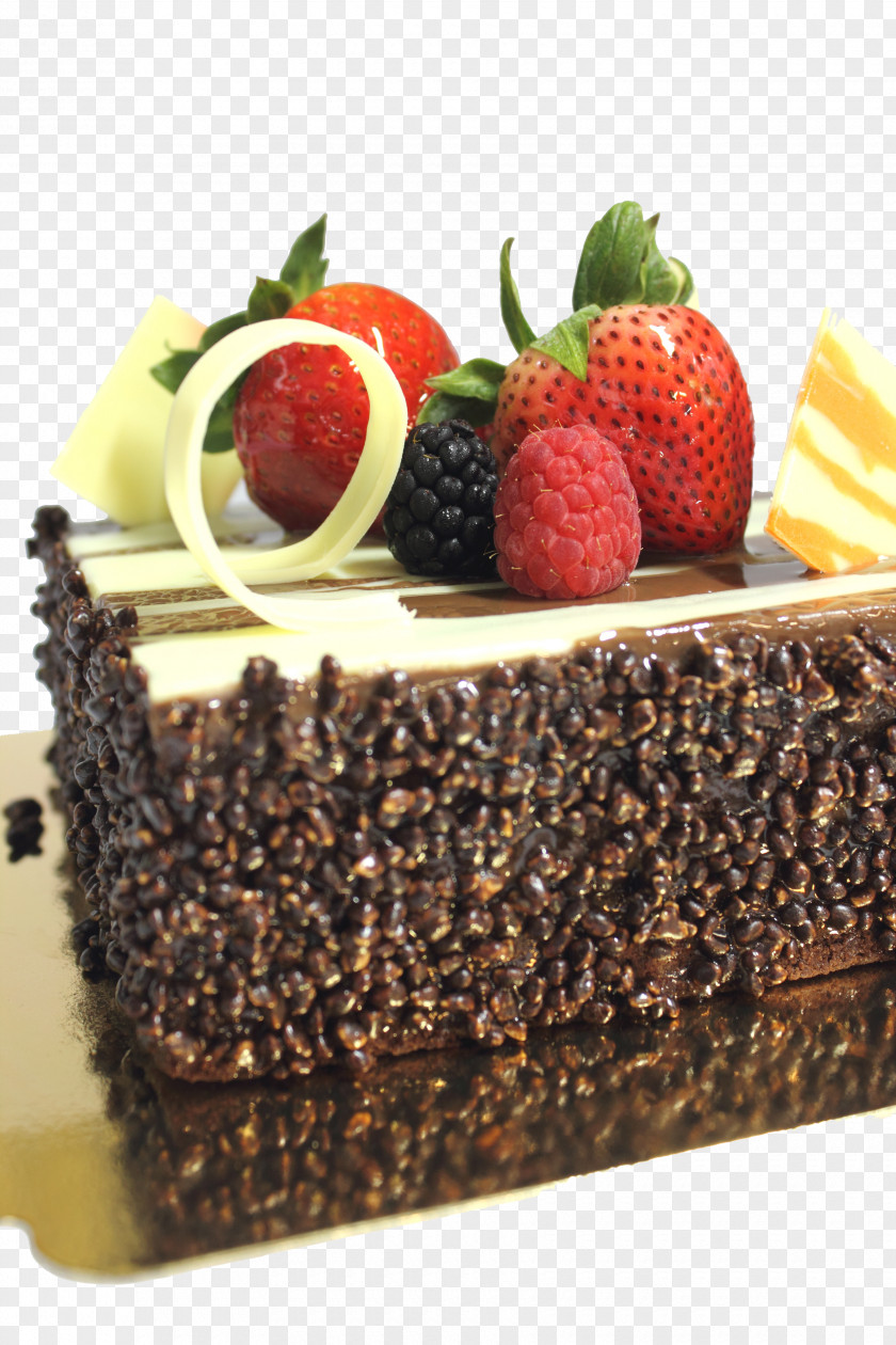 Small Cake Black Forest Gateau Flourless Chocolate Pastry Food PNG