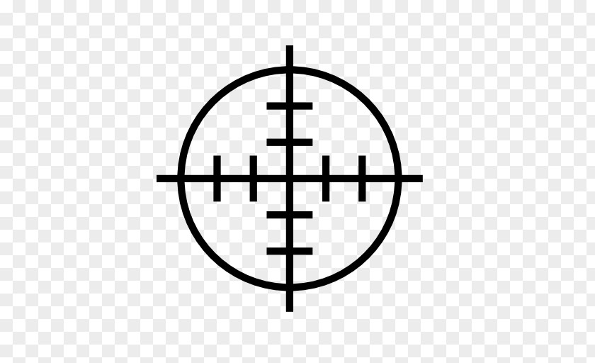 Target Shooting Telescopic Sight Reticle Weapon PNG
