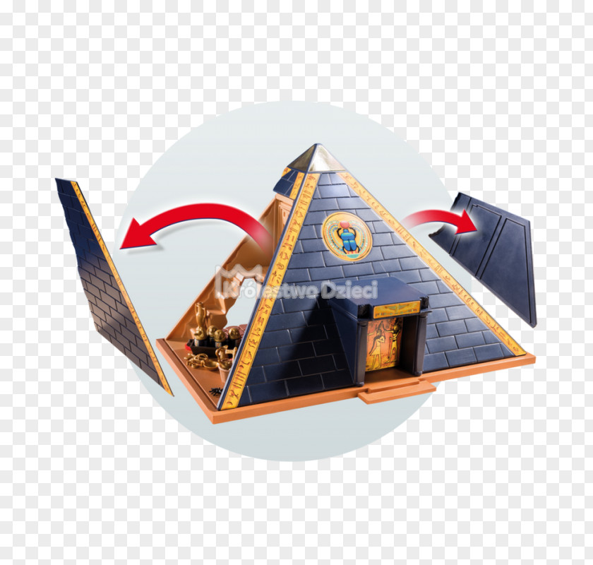 Toy Playmobil Great Pyramid Of Giza Pharaoh PNG