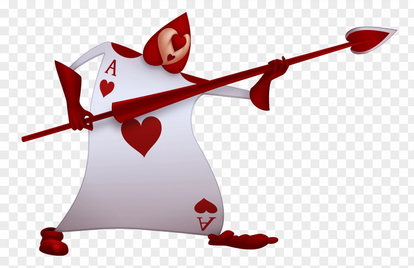 Alice In Wonderland Alice's Adventures Queen Of Hearts Playing Card PNG