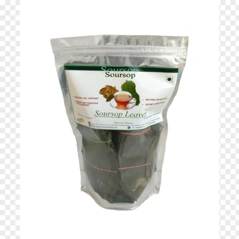 Dried Tea Green Juice Soursop Bag PNG