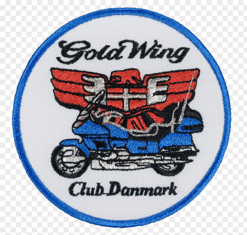 Gold Emblem Motorcycle Club Embroidered Patch Embroidery PNG