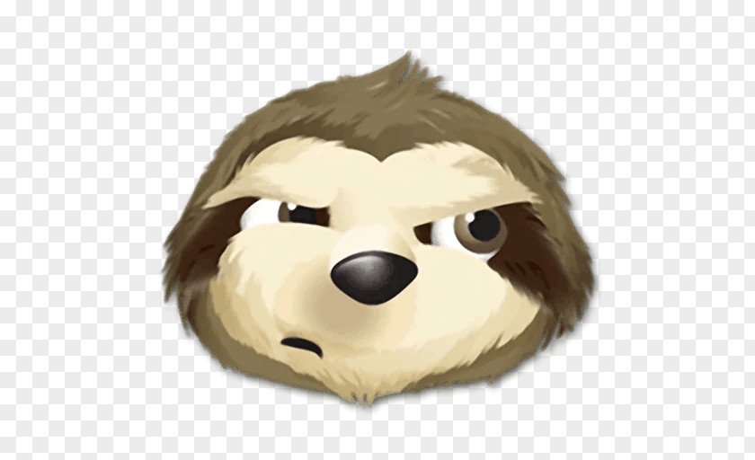 Dog Snout Sloth Canidae Sticker PNG
