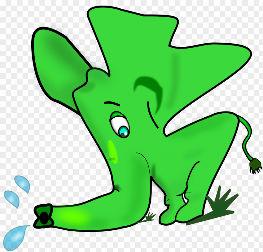 Green Elephant Cliparts Clip Art PNG