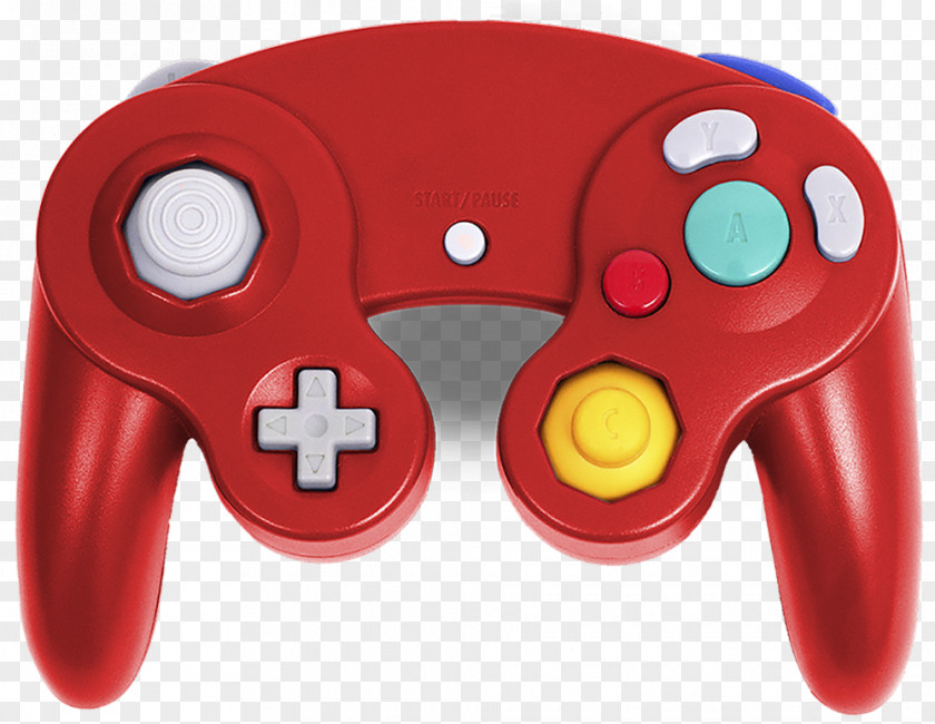 Mix Colour Red GameCube Controller Wii Nintendo Switch 64 PNG