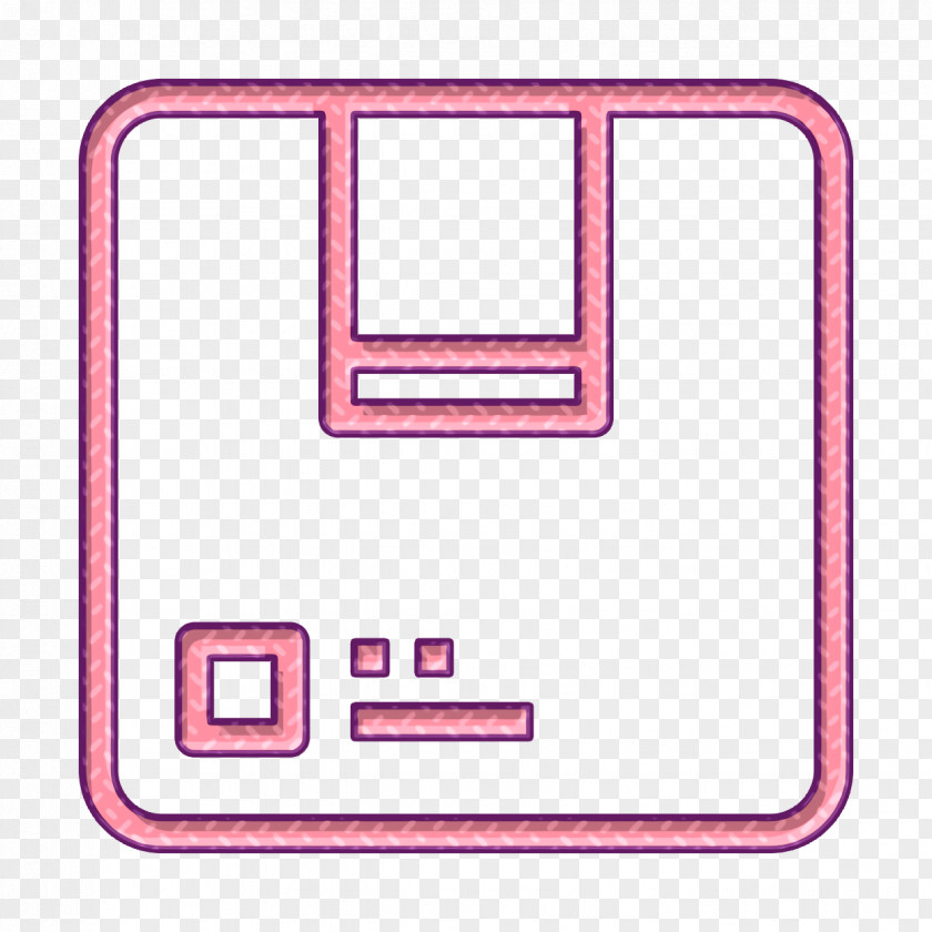 Rectangle Material Property Box Icon Essential Object PNG