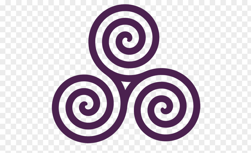 Spiral Triple Celts Celtic Knot Triskelion Triquetra Symbol PNG