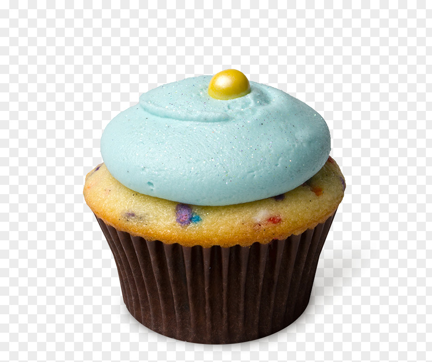 Birthday Cupcake Muffin Buttercream Cake PNG