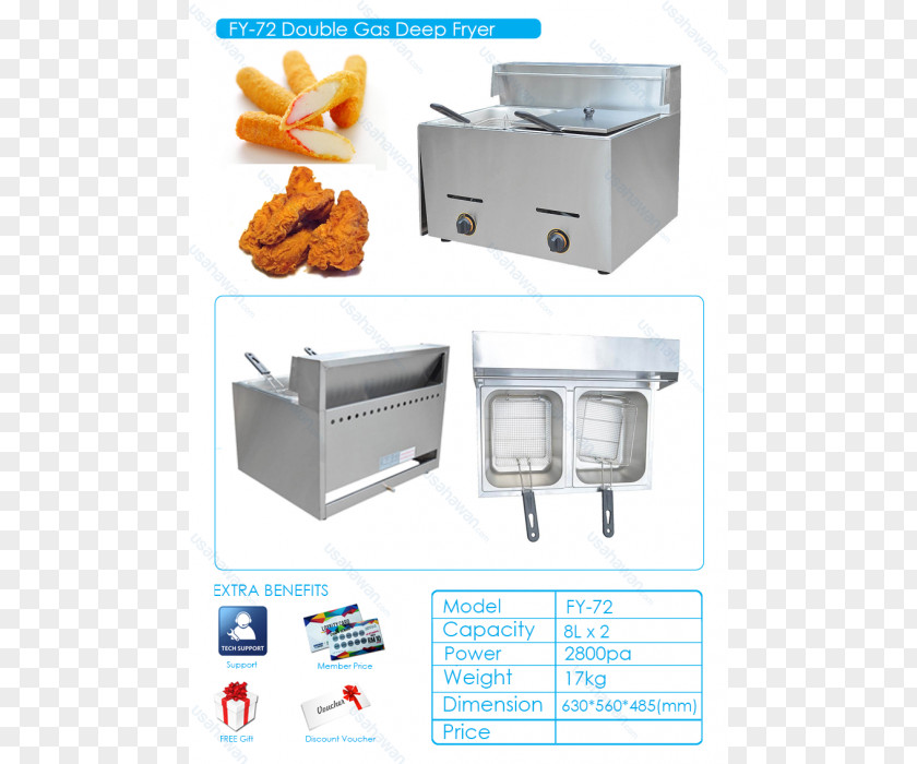 Deep Fryer Small Appliance Home Kitchen PNG