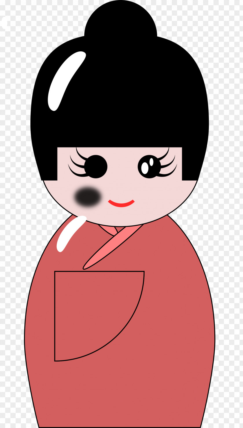 Japan Doll Kokeshi Cartoon Clip Art PNG