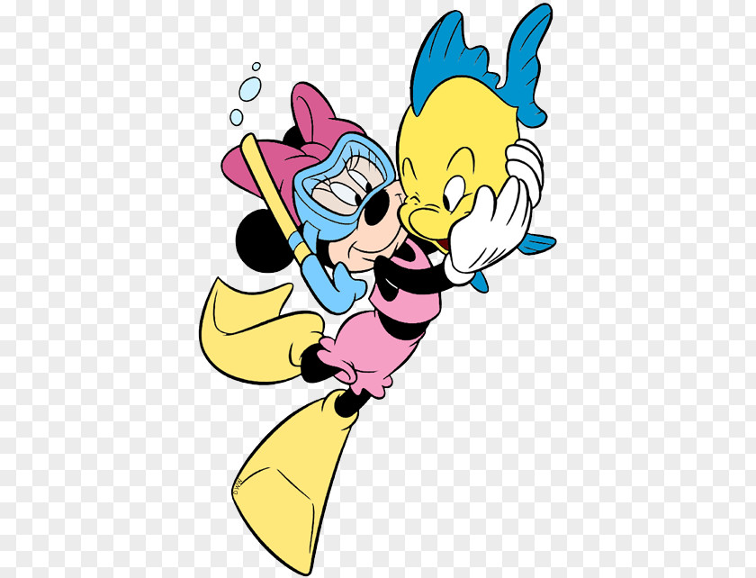 Scuba Diver Clipart Minnie Mouse Mickey Goofy Diving Clip Art PNG