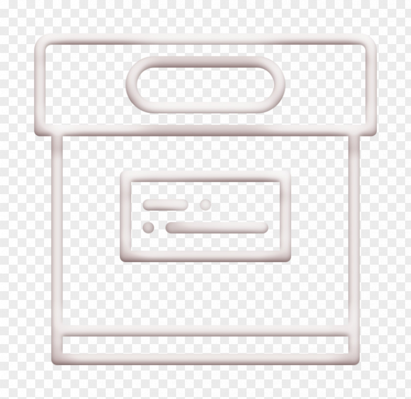 Symbol Technology Box Icon Essential Set Archive PNG