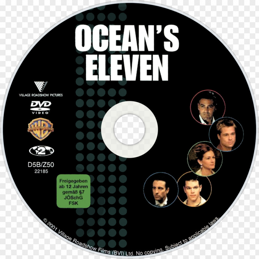 Youtube Danny Ocean YouTube Ocean's Film DVD PNG