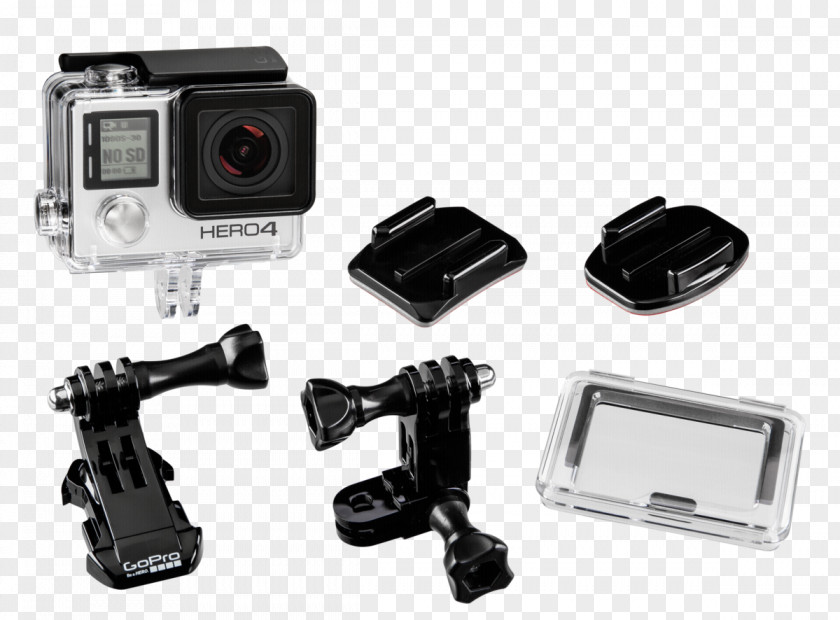 Camera GoPro HERO4 Silver Edition Video Cameras Black Surf Bundle Action PNG