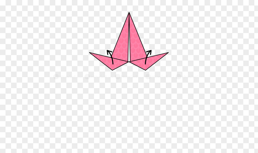 Origami Bird Paper Line Angle Art PNG
