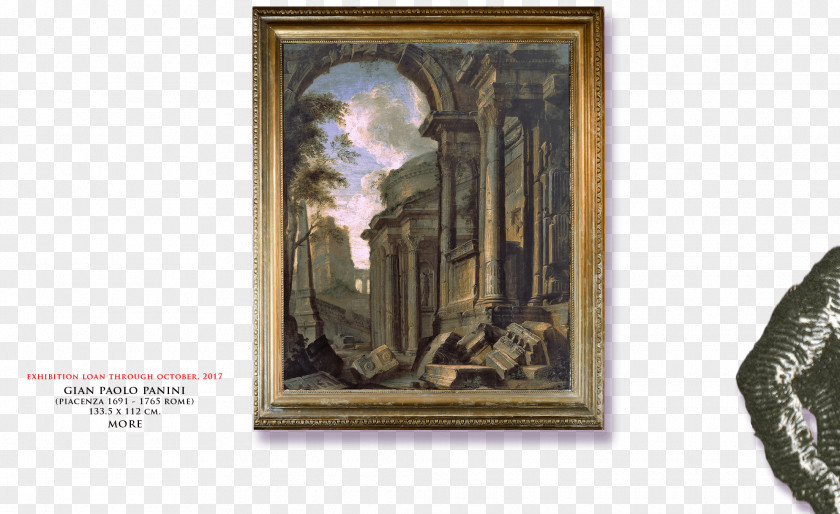 Painting Capriccio Ruins Oil Paint PNG